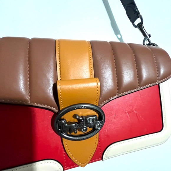 Authentic Coach Georgie Shoulder/Crossbody bag - Picture 8 of 11